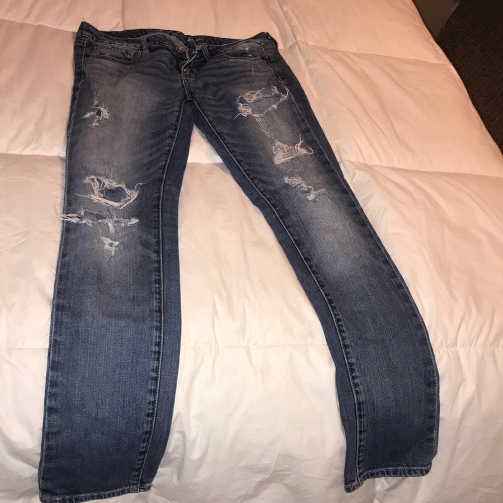 American eagle straight stretch jeans